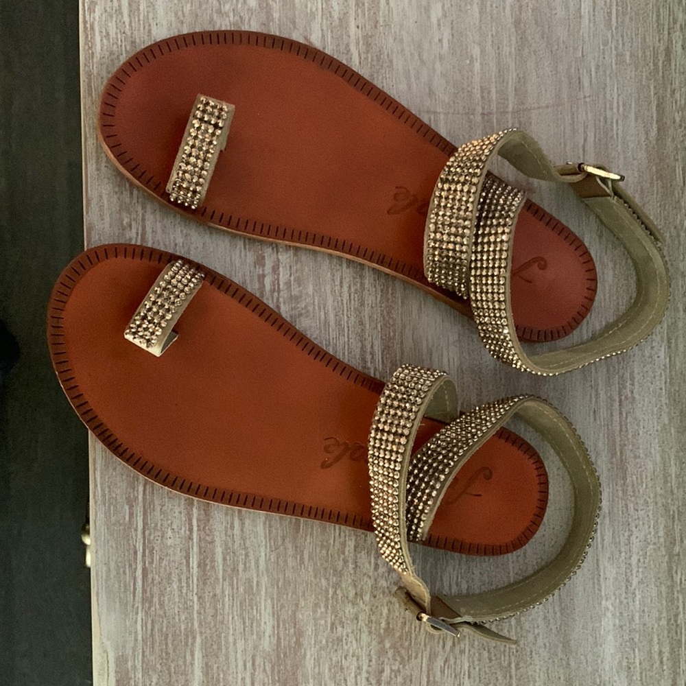 Free people embellished sandals
